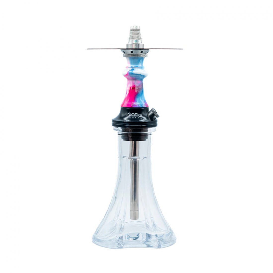 DIANA HOOKAH MIKRO BLANCO-AZUL-ROSA