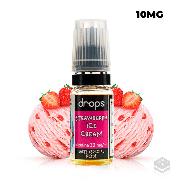 drops salts strawberry ice cream 10mg
