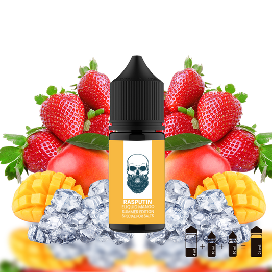 RASPUTIN MANGO SUMMER EDITION PACK SALT 4 ML + 2 NICOKIT SALT DE 10ML A 20MG/ML