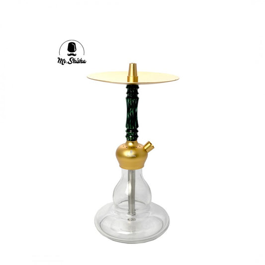 Mr.Shisha Rocket 2.0 Gold Matte/Green Resin